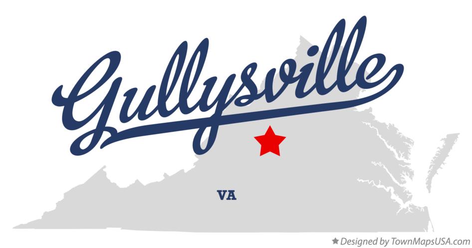 Map of Gullysville Virginia VA