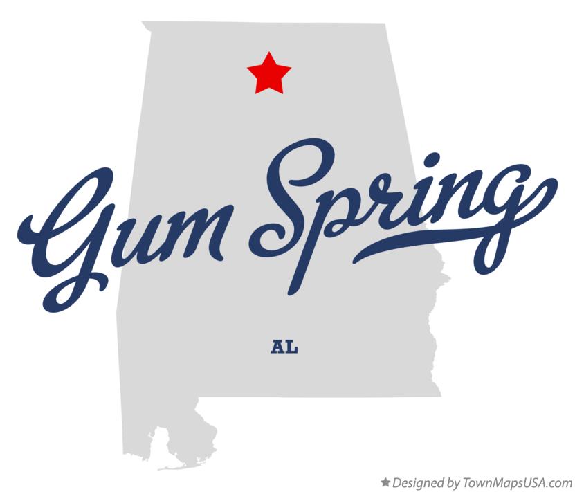Map of Gum Spring Alabama AL