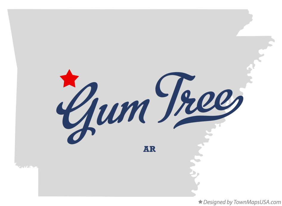 Map of Gum Tree Arkansas AR