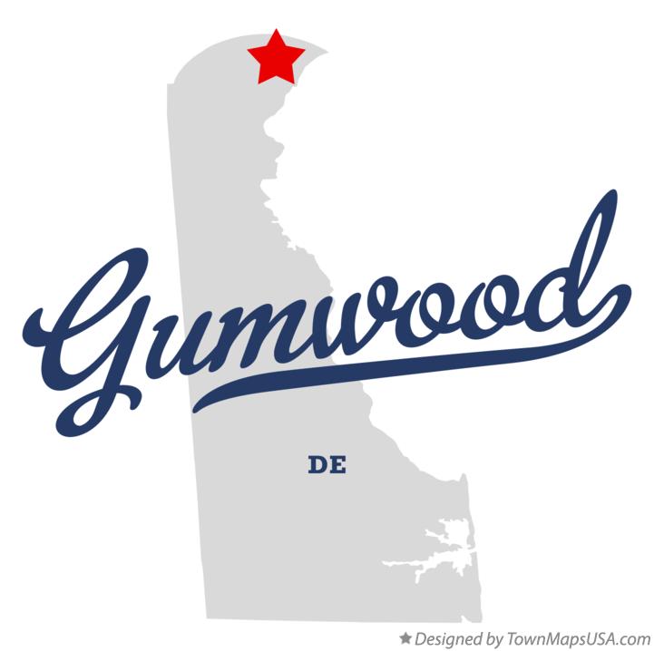 Map of Gumwood Delaware DE