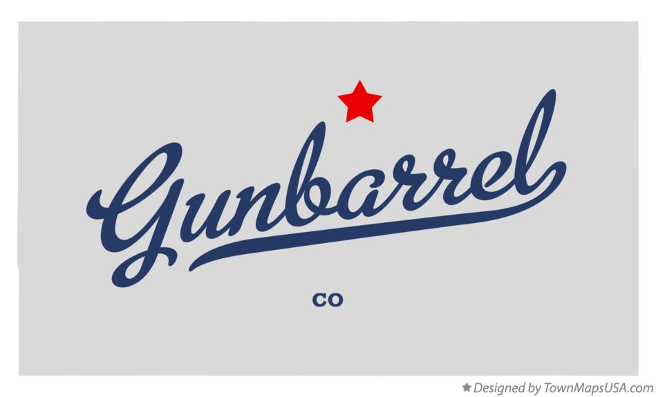 Map of Gunbarrel Colorado CO