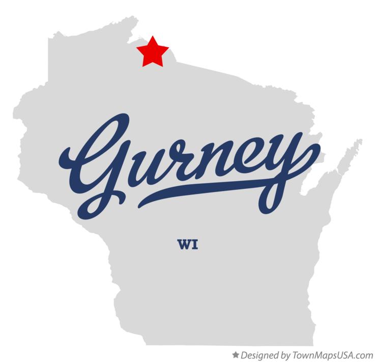 Map of Gurney Wisconsin WI