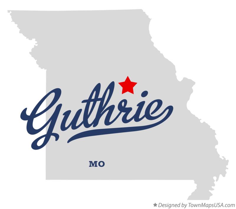 Map of Guthrie Missouri MO