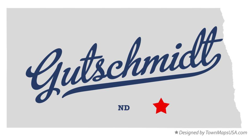 Map of Gutschmidt North Dakota ND