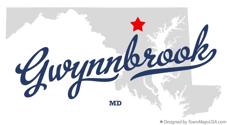Map of Gwynnbrook Maryland MD