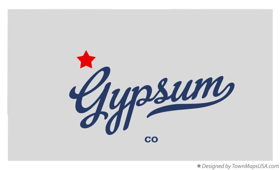 Map of Gypsum Colorado CO