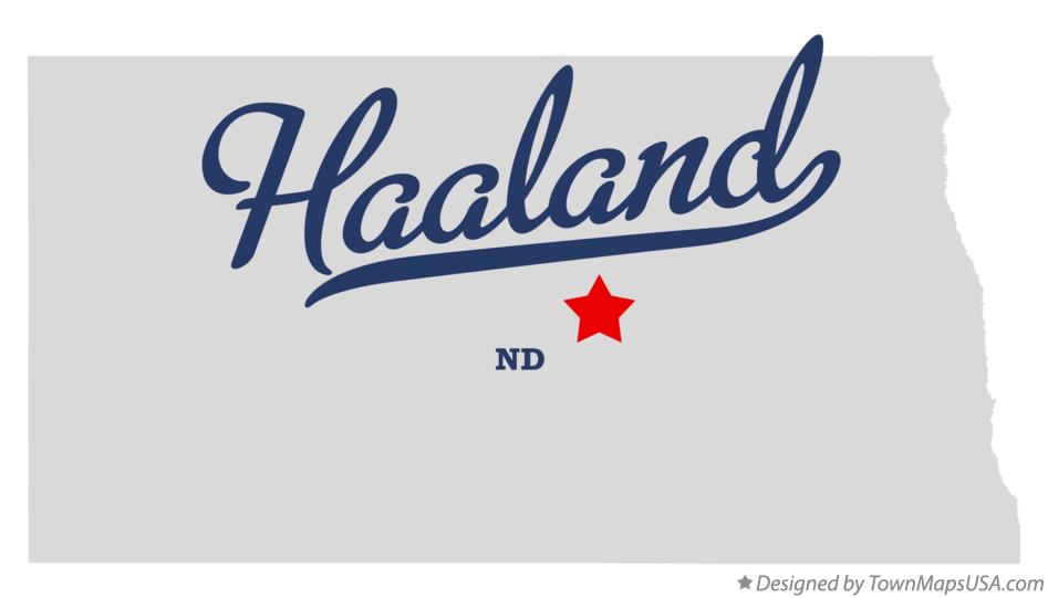 Map of Haaland North Dakota ND