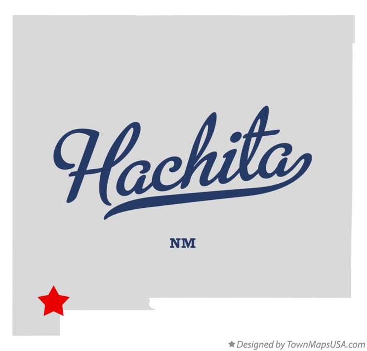 Map of Hachita New Mexico NM