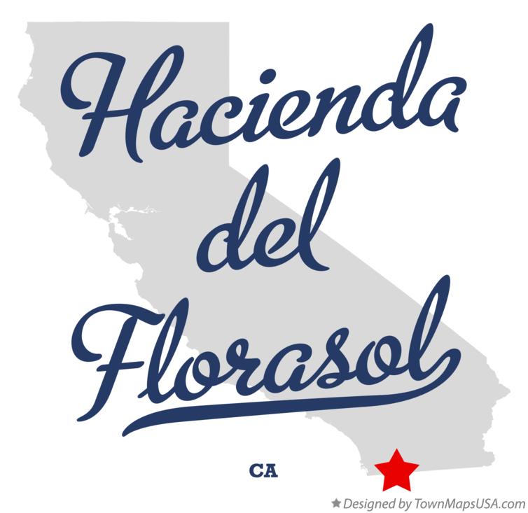 Map of Hacienda del Florasol California CA