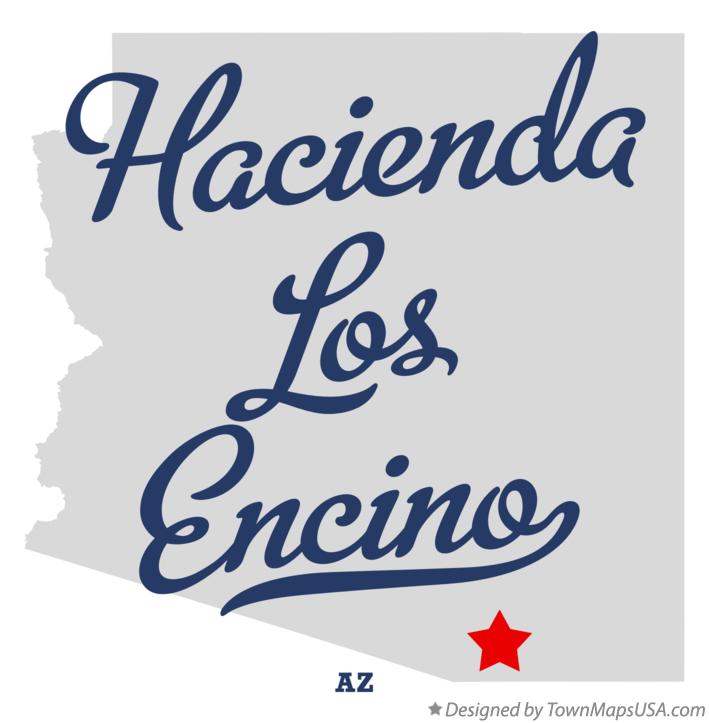 Map of Hacienda Los Encino Arizona AZ