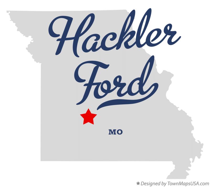 Map of Hackler Ford Missouri MO