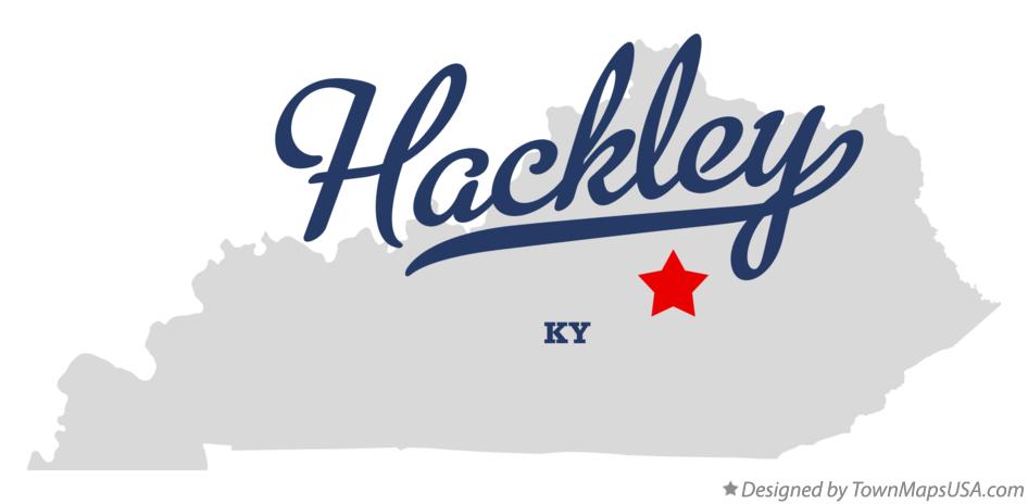 Map of Hackley Kentucky KY