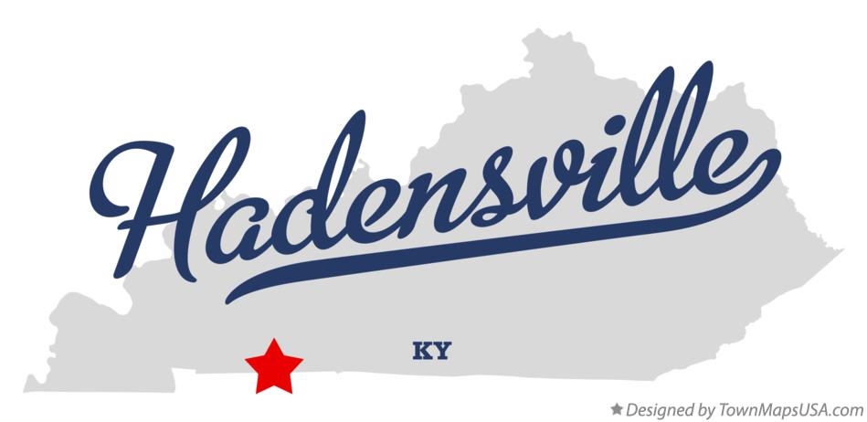 Map of Hadensville Kentucky KY
