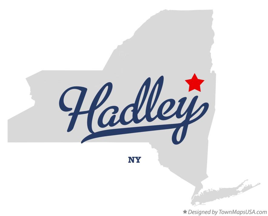 Map of Hadley New York NY