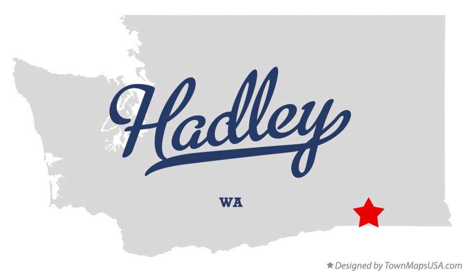 Map of Hadley Washington WA