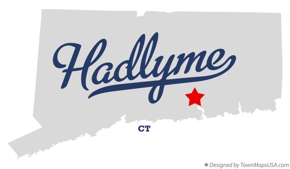 Map of Hadlyme Connecticut CT