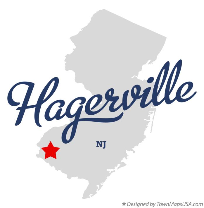 Map of Hagerville New Jersey NJ