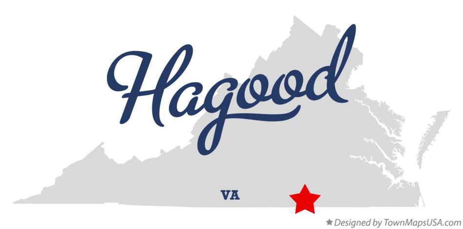 Map of Hagood Virginia VA