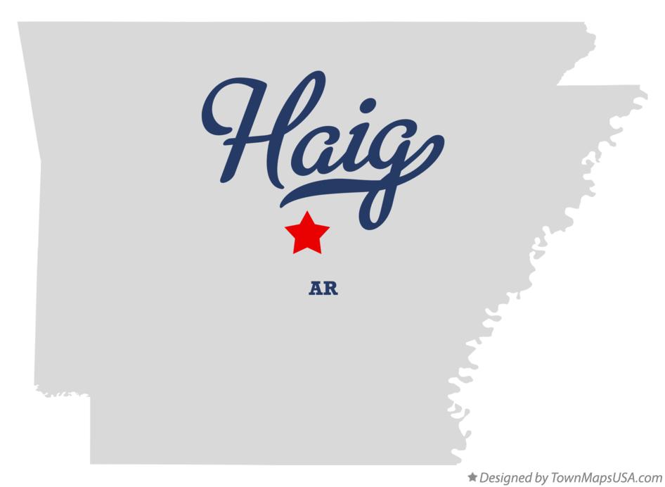 Map of Haig Arkansas AR