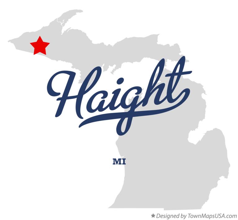 Map of Haight Michigan MI