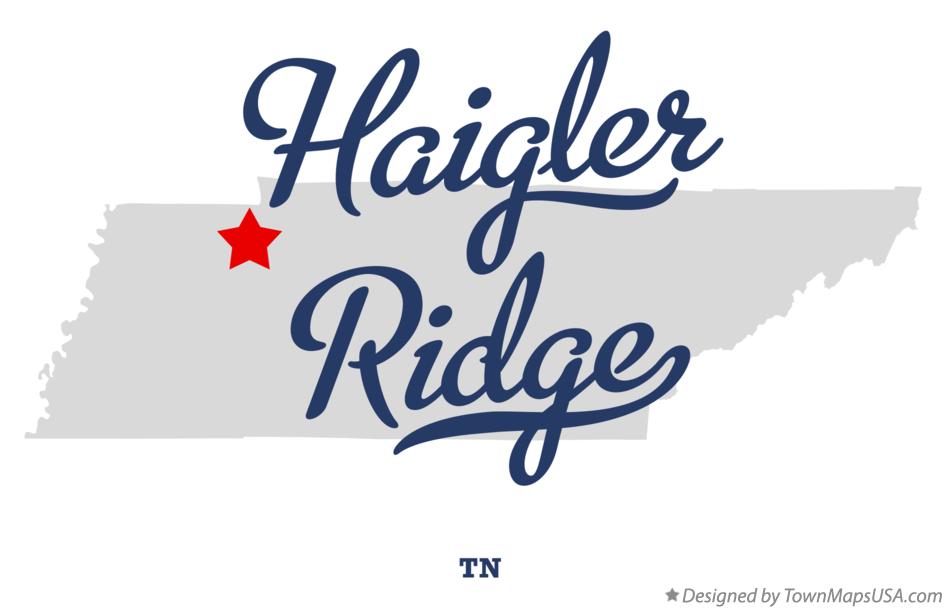 Map of Haigler Ridge Tennessee TN