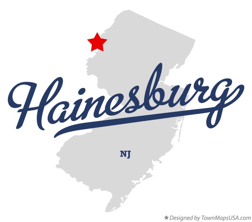 Map of Hainesburg New Jersey NJ