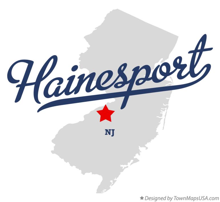 Map of Hainesport New Jersey NJ
