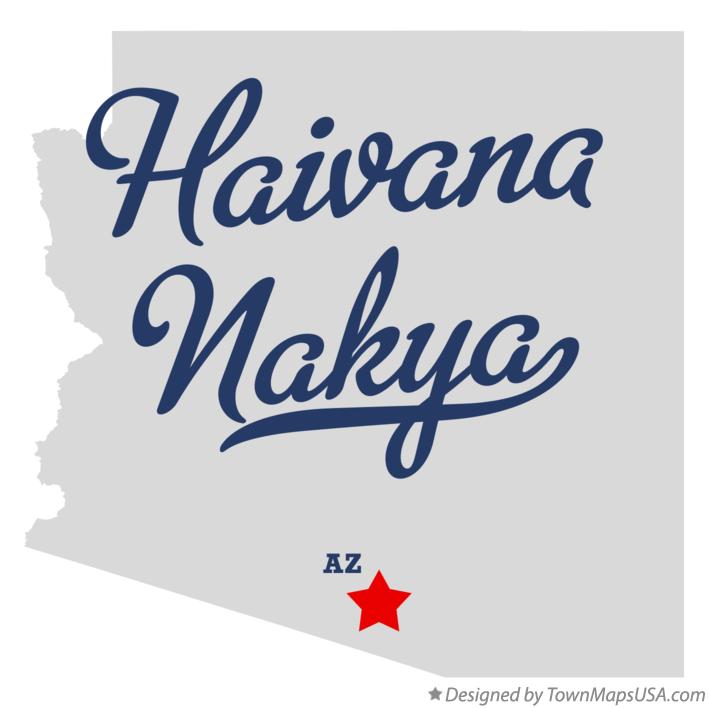 Map of Haivana Nakya Arizona AZ