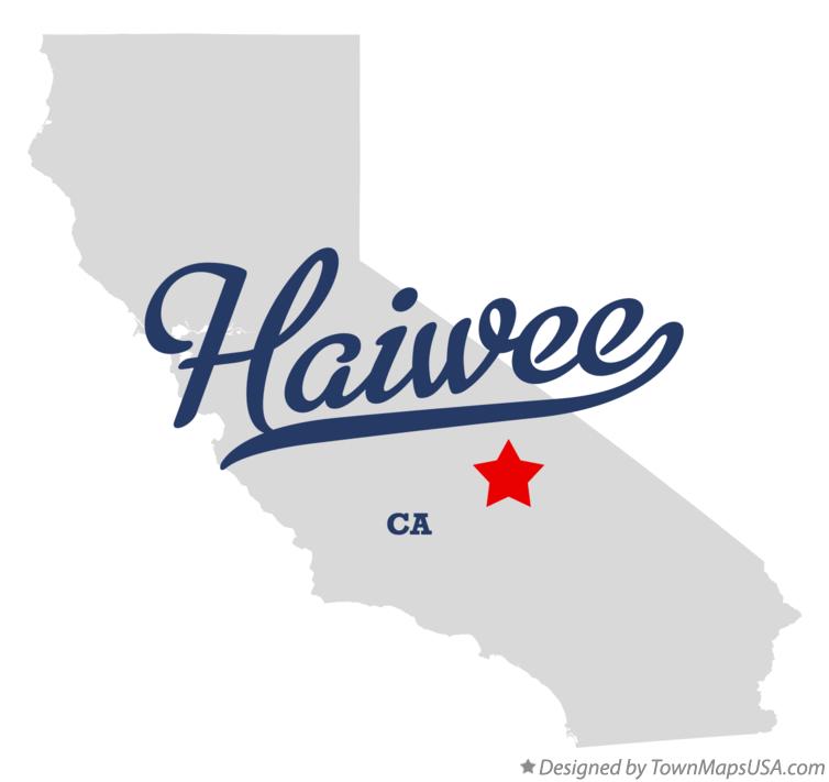Map of Haiwee California CA