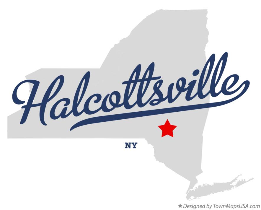 Map of Halcottsville New York NY