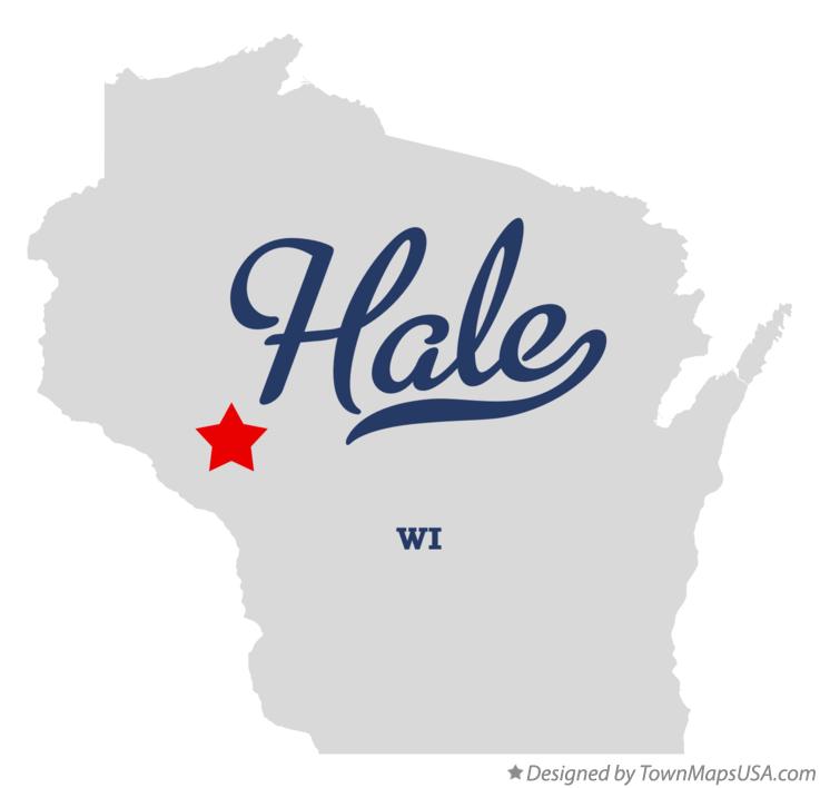 Map of Hale Wisconsin WI