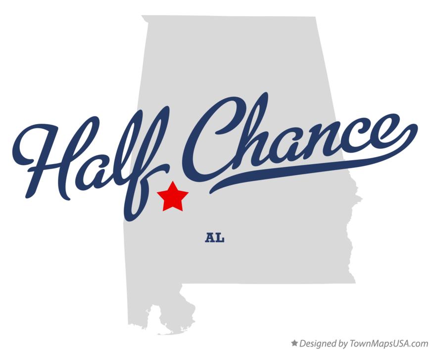Map of Half Chance Alabama AL