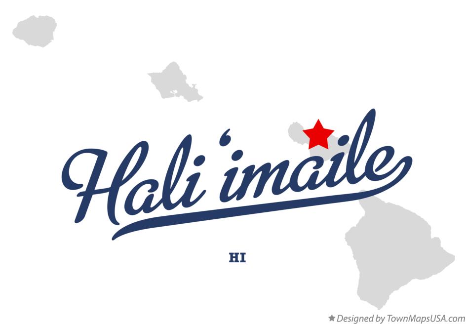 Map of Hāli‘imaile Hawaii HI