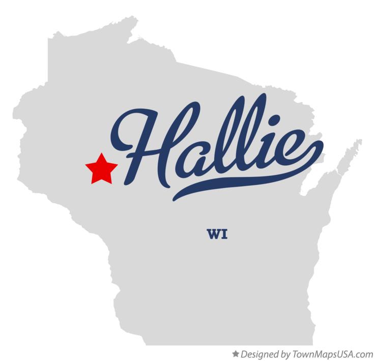 Map of Hallie Wisconsin WI