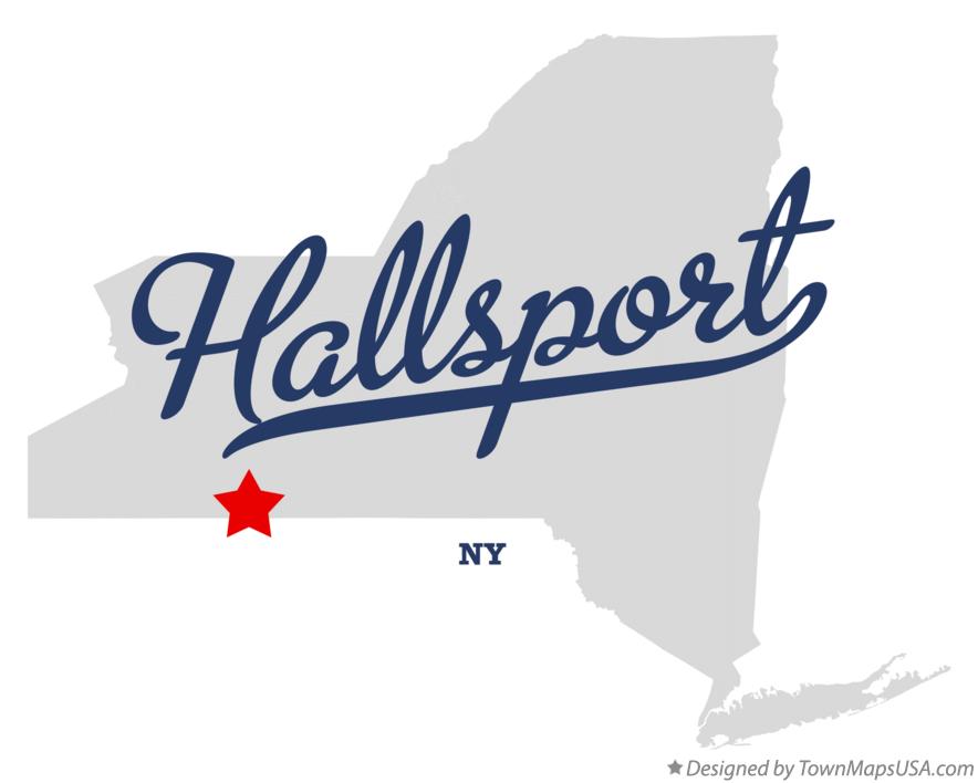 Map of Hallsport New York NY