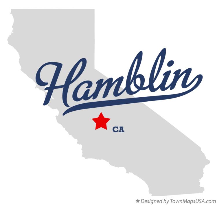 Map of Hamblin California CA
