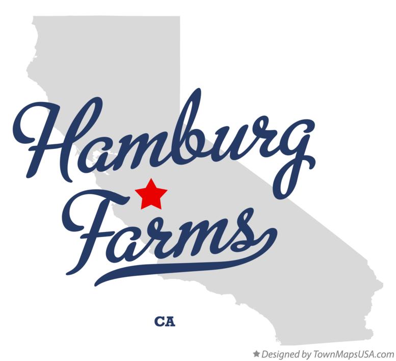 Map of Hamburg Farms California CA