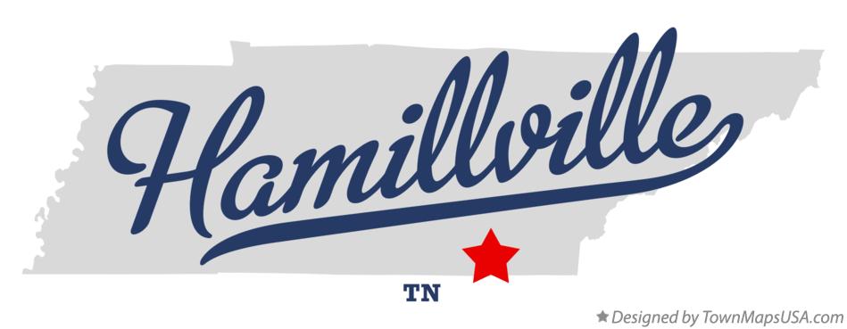 Map of Hamillville Tennessee TN