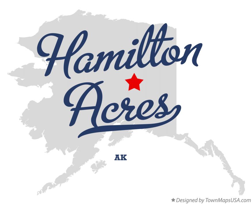 Map of Hamilton Acres Alaska AK