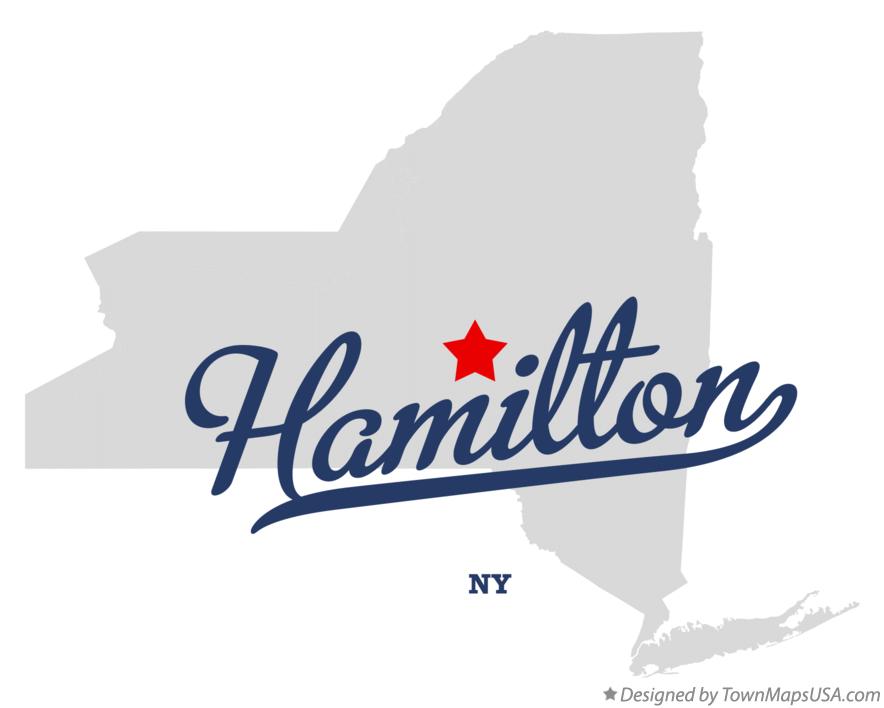 Map of Hamilton New York NY
