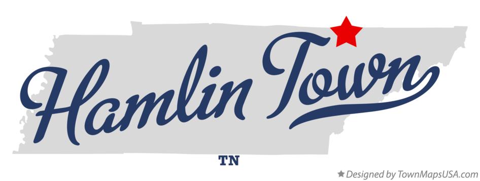 Map of Hamlin Town Tennessee TN