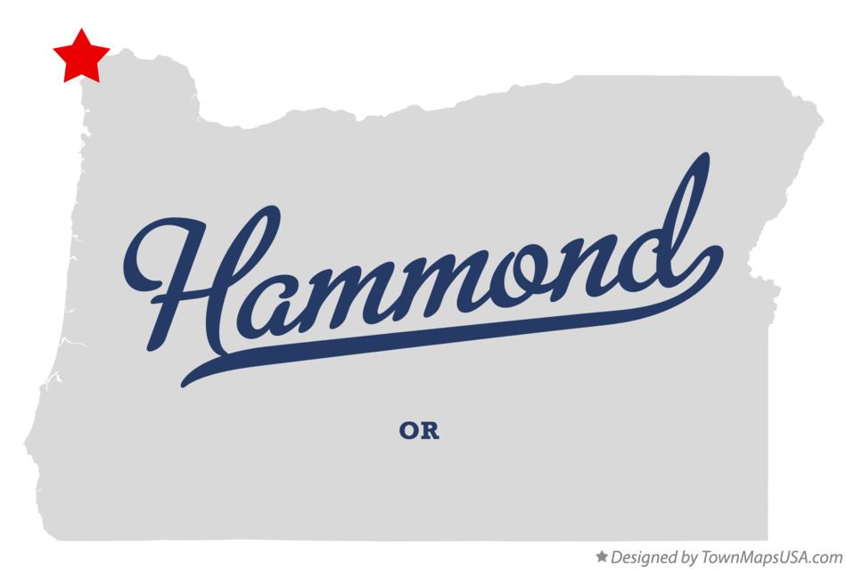 Map of Hammond Oregon OR