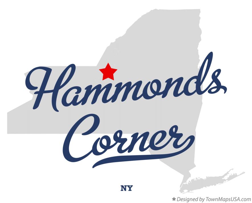 Map of Hammonds Corner New York NY