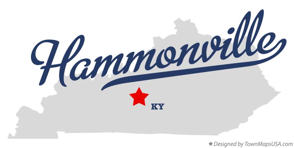 Map of Hammonville Kentucky KY
