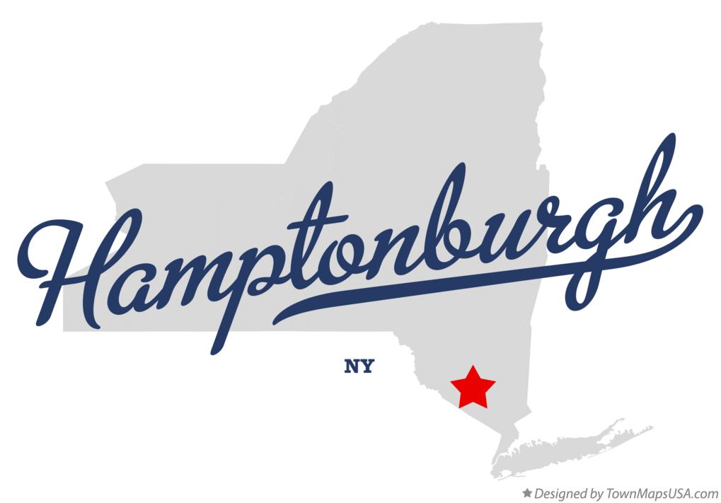 Map of Hamptonburgh New York NY