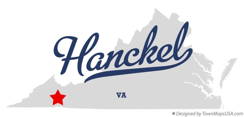Map of Hanckel Virginia VA
