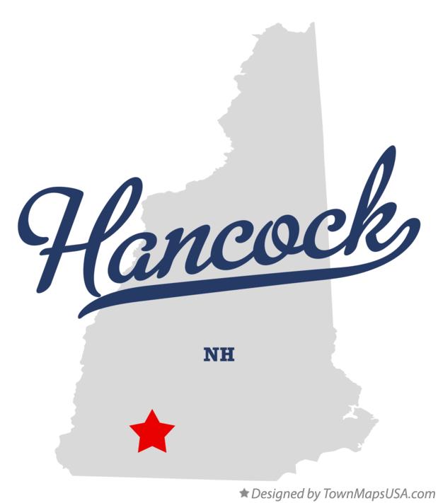 Map of Hancock New Hampshire NH