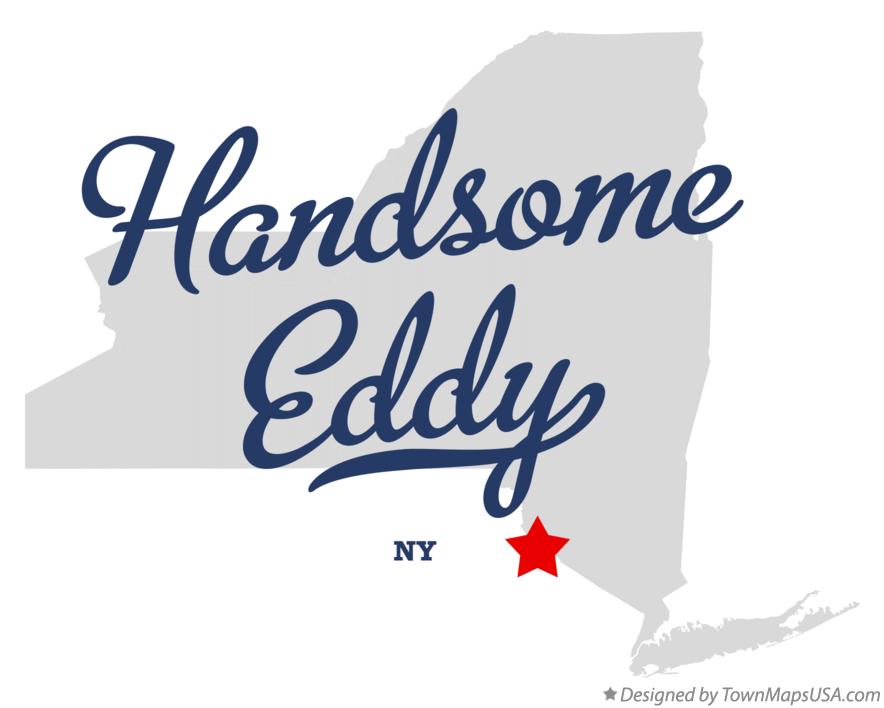 Map of Handsome Eddy New York NY
