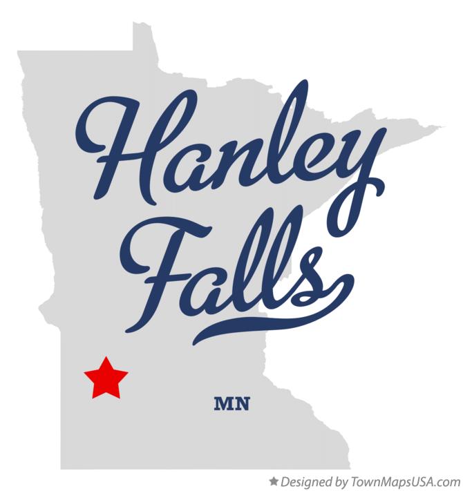 Map of Hanley Falls Minnesota MN
