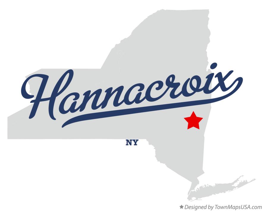 Map of Hannacroix New York NY